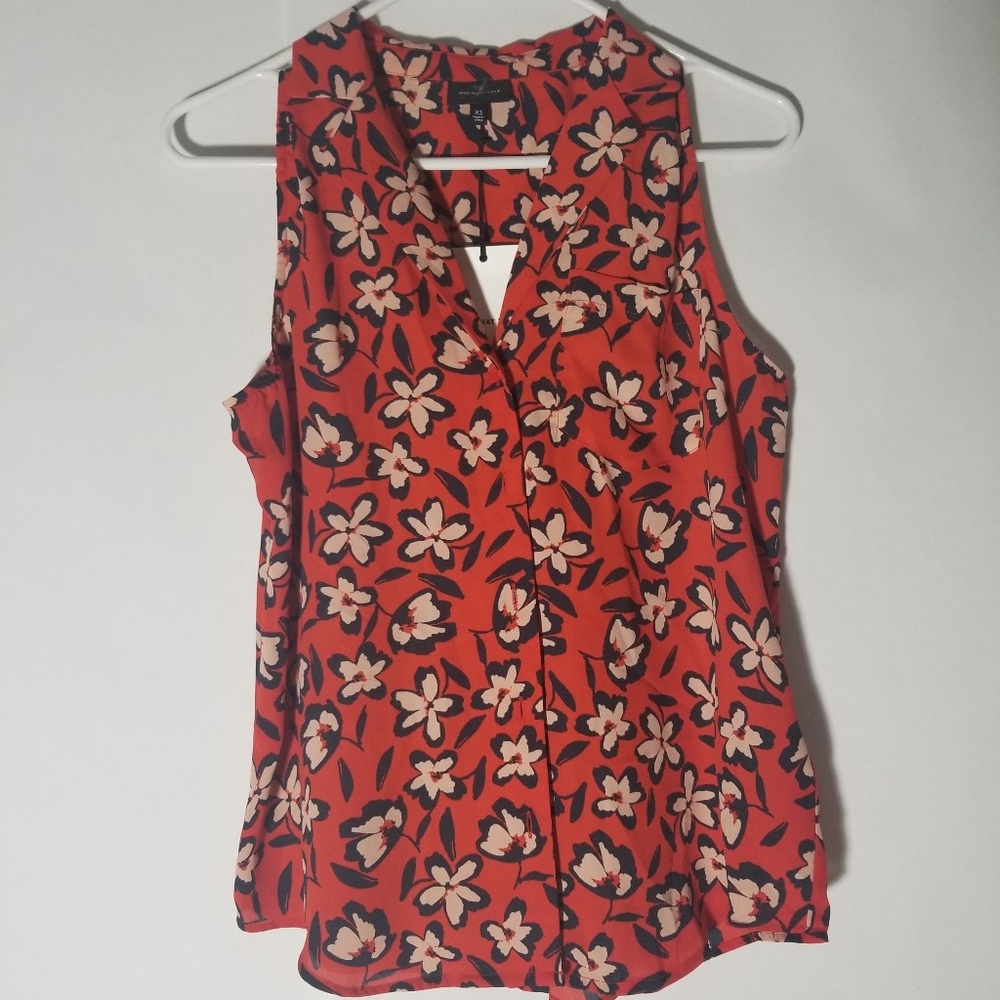 Who What Wear Floral Print  Sleeveless